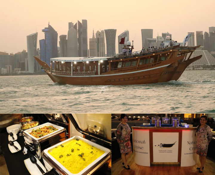 Dinner on Dhow with National Cruise Qatar رحلة عشاء بالقارب مع ناشيونال كروز