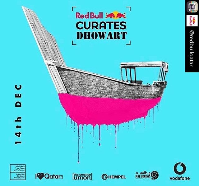 Repost from @redbullqatar & English will follow.. . الرسم على المحامل التقليدية!؟ هذا منظر لم تشاهدوه من قبل.. . انضموا الينا في متحف الشيخ فيصل بن قاسم آل ثاني ولا تفوتوا فرصة هذا اللقاء بين التاريخ والابتكار! . Art on a dhow? You’ve never seen this before. ⛵️🎨 . . Join us at where Creativity meets heritage at Sheikh Faisal Bin Qassim Al Thani Museum @fbqmuseum #الدوحة #قطر