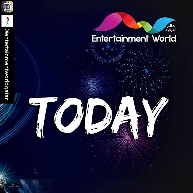Repost from @entertainmentworldqatar The journey to an amazing ride of fun, joy and thrill at Entertainment world Village starts today ⏳ , we are waiting for you today starting from 7:00 PM to 01:00 AM free entry #وين_نروح_قطر